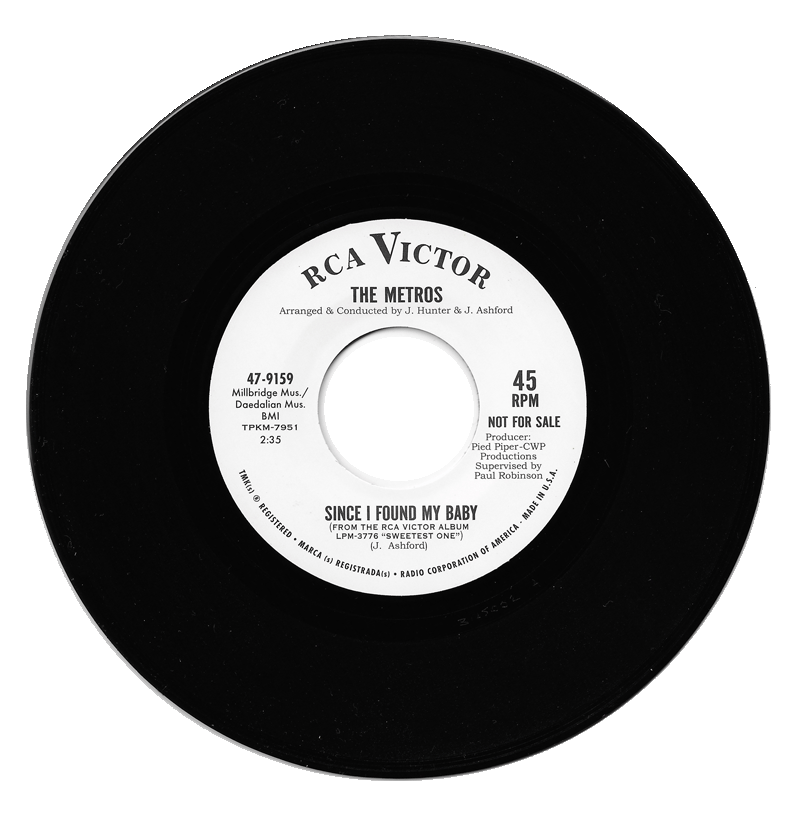 英7” Metros Since I Found My Baby / Ill Never Forget You OSV027 RCA Victor /00043 The Metros – Since I Found My Baby / I'll Never Forget You